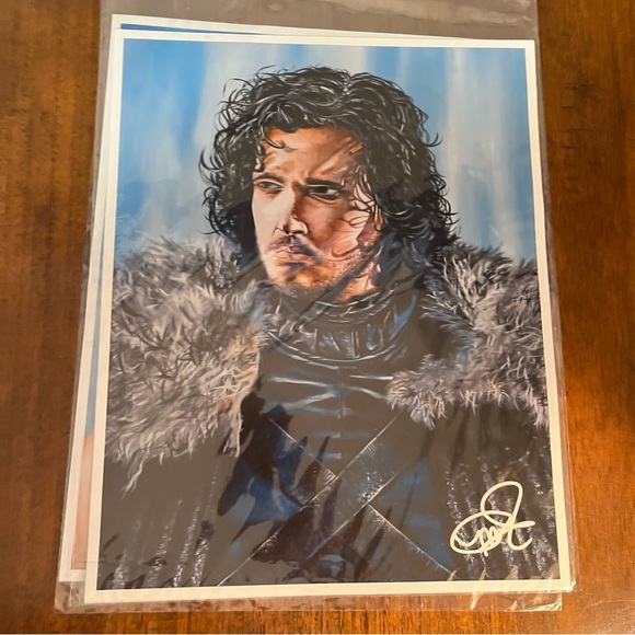 Signed prints of Game of Thrones characters. - Picture 3 of 6